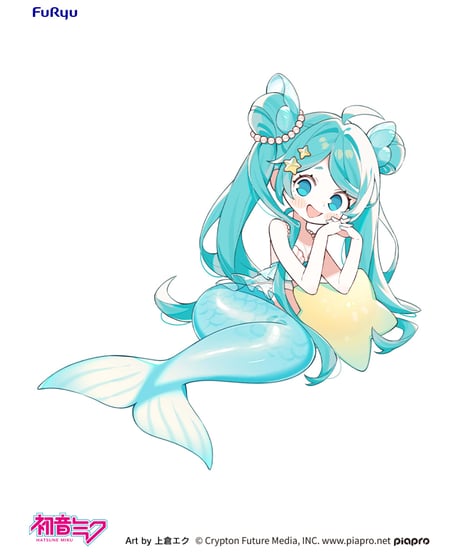 【予約】デスクトップフェアリー 初音ミク 人魚姫ver.　塗装済み完成品　［フリュー］