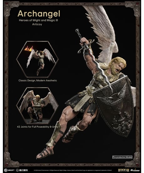 【予約】ヒーローズ・オブ・マイト・アンド・マジック III 1/12 アクションフィギュア アークエンジェル デラックス版　［ストームコレクティブルズ］