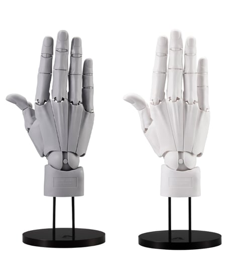 ARTIST SUPPORT ITEM ハンドモデルMEN’S/R -GRAY/ハンドモデルMEN’S/R -WHITE-　全２種　アクションフィギュア　［コトブキヤ］