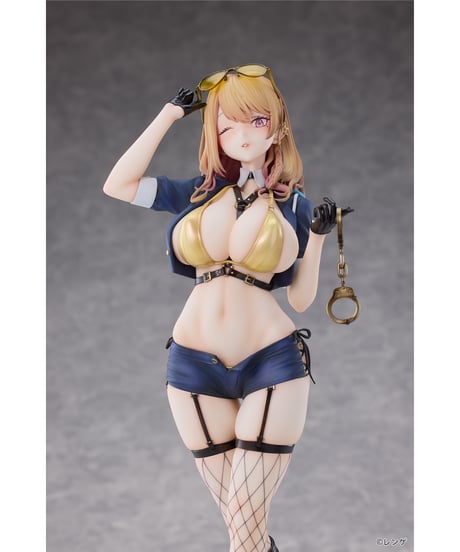 【予約】ギャル婦警さん 小鳥遊アリサ Illustrated by レンゲ 1/6 完成品フィギュア 豪華版　［HanaBee］