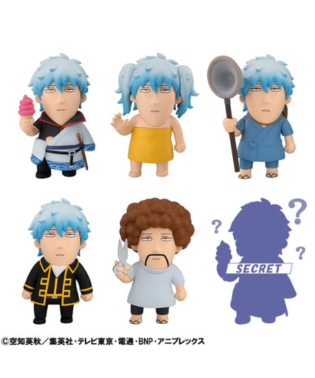 【予約】銀魂×大川ぶくぶ 銀魂 銀さん大好き☆コレクション　6個入1BOX  [メガハウス]