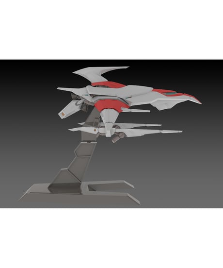 プラスチックキット「シルバーホーク 3F-1B SPACE FIGHTER」　ダライアス　1/144　[PLUM]