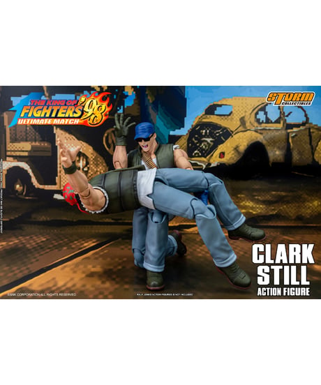 【予約】ザ・キング・オブ・ファイターズ '98 アルティメットマッチ アクションフィギュア クラーク・スティル　［ストーム コレクティブルズ］