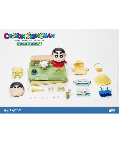 アクションフィギュア クレヨンしんちゃん（DX Ver.）　塗装済み可動フィギュア　［BLITZWAY JAPAN］