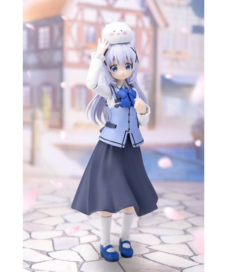 【予約】プラスチックキット「プラフィア　チノ」　ご注文はうさぎですか？ BLOOM　[PLUM]