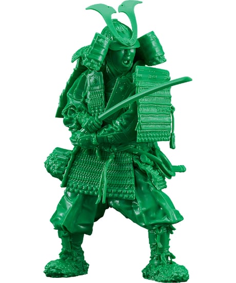 PLAMAX 1/12 鎌倉時代の鎧武者緑の装 Green color edition　組み立て式プラモデル
