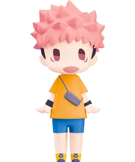 HELLO! GOOD SMILE 虎杖悠仁 私服Ver.　塗装済み可動フィギュア　呪術廻戦　［グッドスマイルカンパニー］
