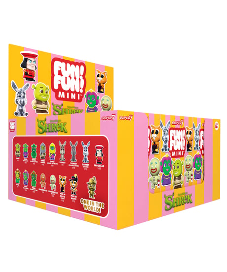 【予約】ファン！ファン！ミニ/ シュレック トレーディングフィギュア: 9個入りボックス　［スーパー7］