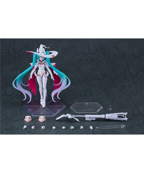 初音ミク GTプロジェクト　figma レーシングミク 2024ver.　塗装済み可動フィギュア