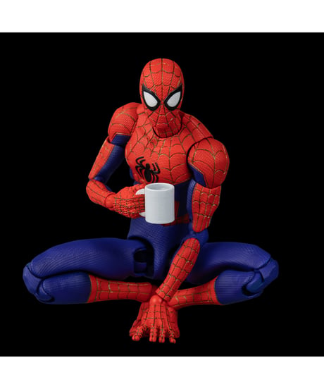 スパイダーマン：スパイダーバース　SVアクション ピーター・B・ パーカー／スパイダーマン  通常版（二次再販）　 PVC&ABS製　塗装済み可動フィギュア　［千値練］