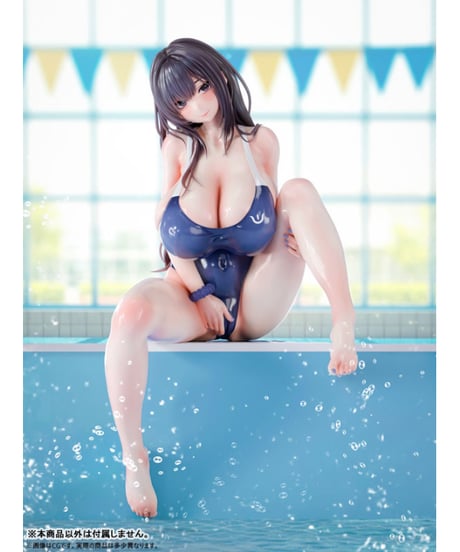【予約】巨乳人妻と秘密の水泳教室 ノワール 1/6スケール　塗装済み完成品フィギュア　［B´full FOTS JAPAN］