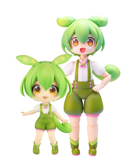 プラフィア ずんだもん(ミニフィギュア同梱セット）　1/12 プラスチックキット　東北ずん子・ずんだもんプロジェクト