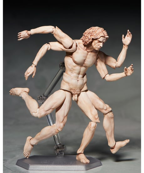 【予約】テーブル美術館「figma ウィトルウィウス的人体図」　彩色済み完成品フィギュア　［FREEing］