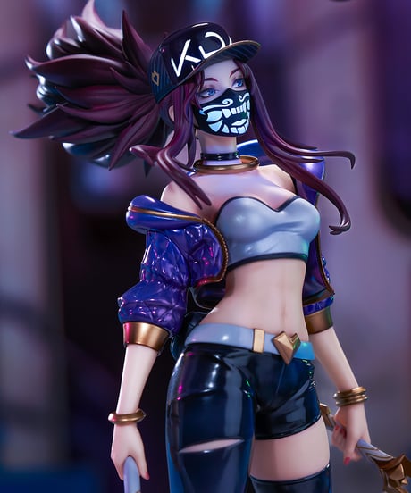 リーグ・オブ・レジェンド K/DA アカリ　PVC＆ABS製塗装済み完成品 　1/7スケールフィギュア