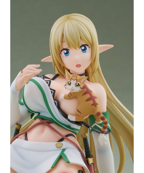 【予約】1/7スケールフィギュア　Sランクモンスターの《ベヒーモス》だけど、猫と間違われてエルフ娘の騎士（ペット）として暮らしてます「アリア＆タマ」　［アリスグリント］
