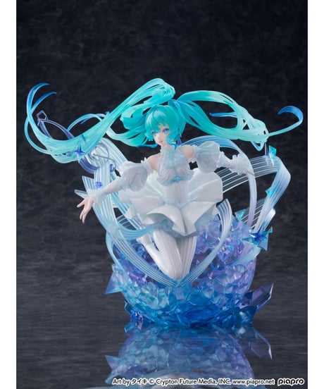 【予約】初音ミク-Crystal Dress Ver.-　 1/7スケール　PVC製塗装済み完成品　［CyberZ］