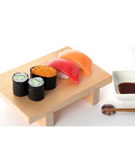 寿司プラモ 全4種　いくら/かっぱ巻き/サーモン/鮪　組立て式プラスチックモデル【再販】