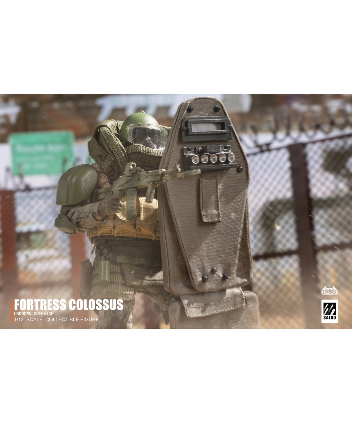 HASUKI 1/12 SALVOシリーズ SA02 フォートレスコロッサス HASUKI SALVOシリーズ BLACK OPS SA02 1/12 フォートレス