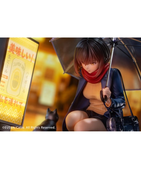 【予約】「雨の日」——出会い Illustrated by Catzz 1/7 完成品フィギュア　［EUSUN］