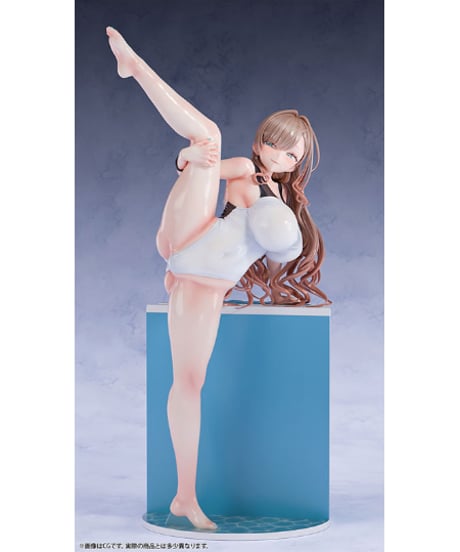 【予約】巨乳人妻と秘密の水泳教室 ブラン 1/6スケール塗装済み完成品フィギュア　［B´full FOTS JAPAN］