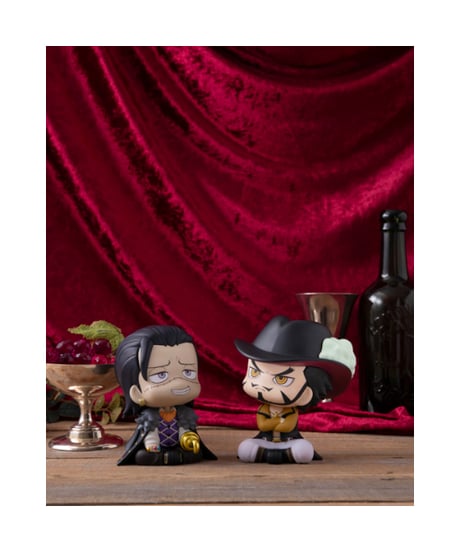 るかっぷ ONE PIECE クロコダイル/ジュラキュール・ミホーク　全２種