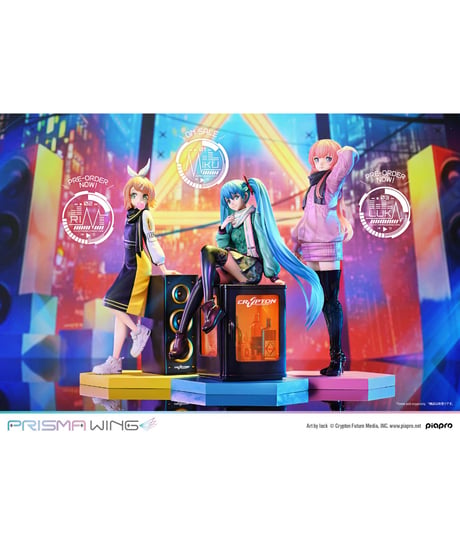 PRISMA WING ピアプロキャラクターズ  鏡音リン "Art by lack"   1/7スケール完成品フィギュア