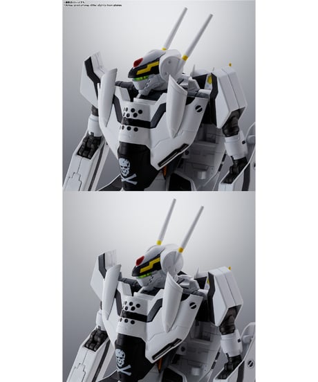 HI-METAL R VF-0Sフェニックス(ロイ・フォッカー機) ＋ QF-2200D-B ゴースト　マクロスゼロ　［バンダイ］