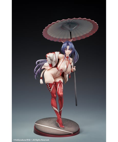【予約】巫女少女 MIKOレースクイーンVer. 1/7 完成品フィギュア 通常版　［Hobby sakura］