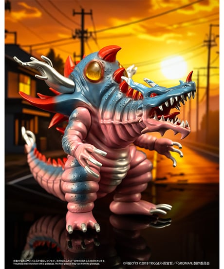 【予約】Chibi Creature 気炎万丈怪獣 グールギラス　塗装済みソフビフィギュア　SSSS.GRIDMAN　[エンバートイズ]