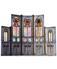 【予約】大聖堂 背景セット　塗装済み完成品　［KAWA DESIGN］