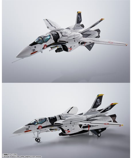 HI-METAL R VF-0Sフェニックス(ロイ・フォッカー機) ＋ QF-2200D-B ゴースト　マクロスゼロ　［バンダイ］