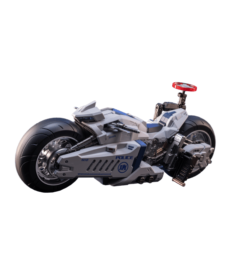 【予約】長安衛メカ・バイク 交通警察仕様 可動フィギュア　[MOSHOWTOYS]