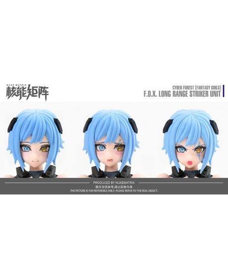 NUKE MATRIX　FANTASY GIRLS 第一弾 1/12 F.O.X Long Range Striker Unit プラモデル