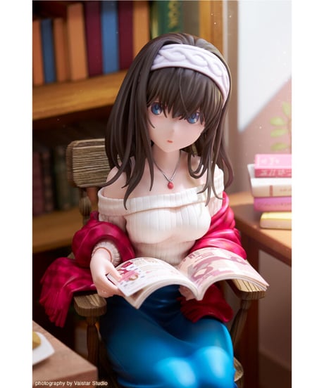 鷺沢文香-off stage-　アイドルマスター シンデレラガールズ　PVC塗装済み完成品　1/8スケールフィギュア
