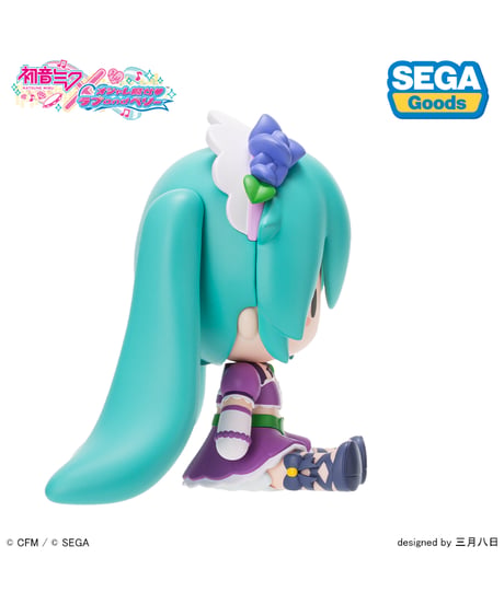 初音ミク×オシャレ魔女 ラブ and ベリー　ふわぷち　デフォルメフィギュア　キラリンパープル　［セガ フェイブ］