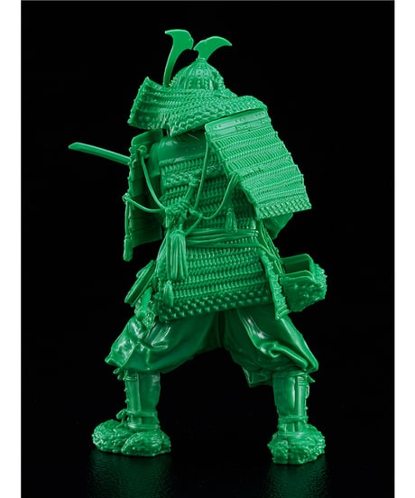 PLAMAX 1/12 鎌倉時代の鎧武者緑の装 Green color edition　組み立て式プラモデル