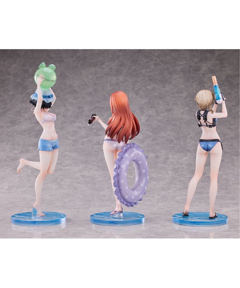 牧瀬紅莉栖＆椎名まゆり＆阿万音鈴羽 水着Ver. セット 1/7スケール