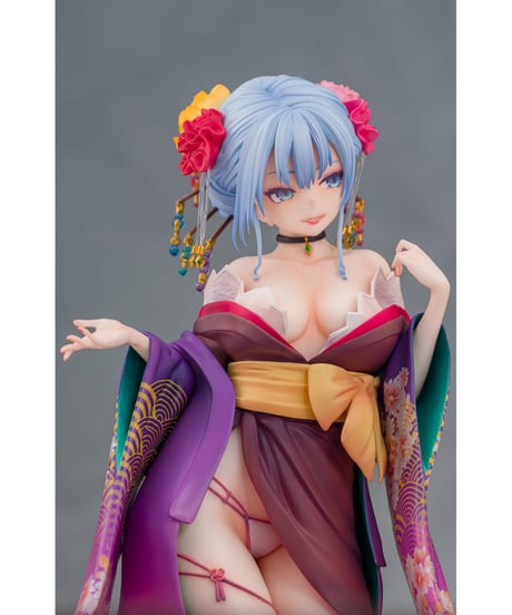 【予約】主従えくすたしー 紫音　花魁Ver.(健全Ver.)　 1/7スケール　PVC塗装済み完成品 　［ダイキ工業］