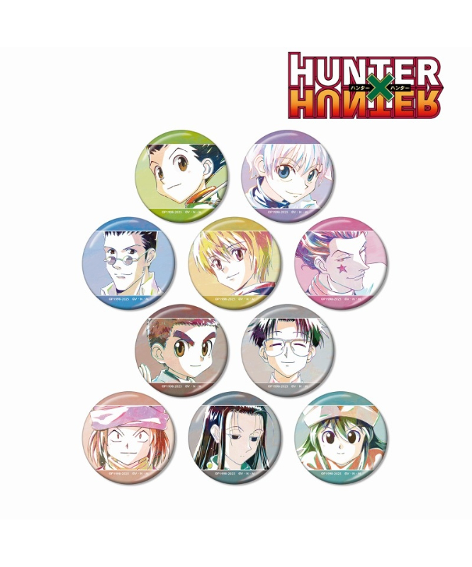hunter×hunter トレーディング缶バッジ 送料無料】HUNTER×HUNTERトレーディング Ani-Art メタリック缶バッジ 10
