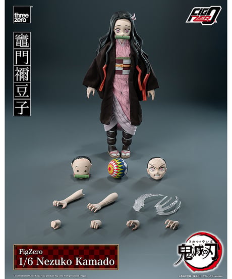 【予約】フィグゼロ　1/6 竈門禰豆子　1/6スケール　塗装済み可動フィギュア　鬼滅の刃　[threezero]