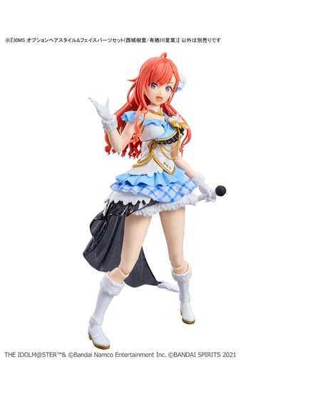 【送料無料】30MS オプションヘアスタイル&フェイスパーツセット(西城樹里/有栖川夏葉)　アイドルマスターシリーズ　プラモデル　［バンダイ］