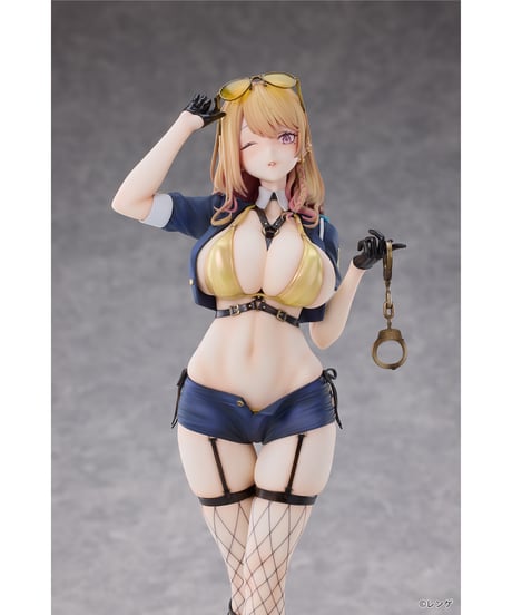 【予約】ギャル婦警さん 小鳥遊アリサ Illustrated by レンゲ 1/6 完成品フィギュア 豪華版　［HanaBee］