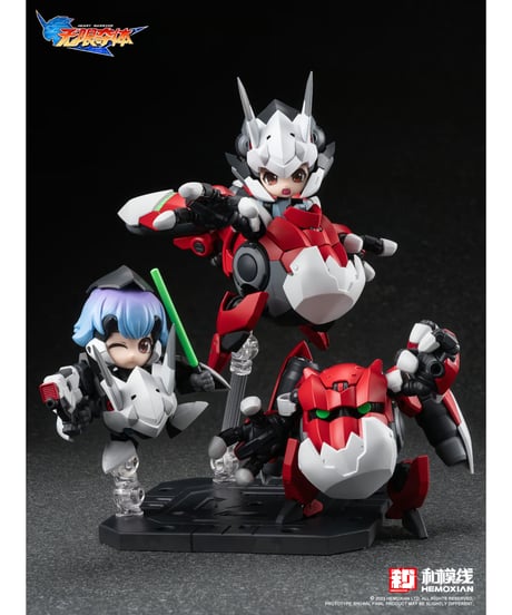 無限奪体ハートウォーリア エリー+オーガ ノンスケール 完成品アクションフィギュア