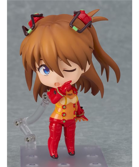 ねんどろいど  式波・アスカ・ラングレー テストスーツVer.　塗装済み可動フィギュア　ヱヴァンゲリヲン新劇場版：破　［グッドスマイルカンパニー］