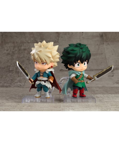 僕のヒーローアカデミア　ねんどろいど 緑谷出久 十傑コスチュームVer./爆豪勝己 十傑コスチュームVer.　全２種　塗装済み可動フィギュア