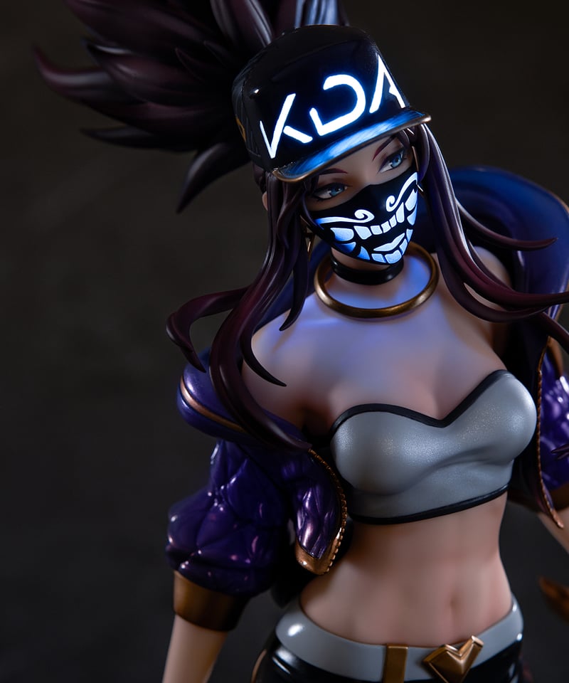 リーグ・オブ・レジェンド K/DA アカリ PVC＆ABS製塗装済み完成品 1/7