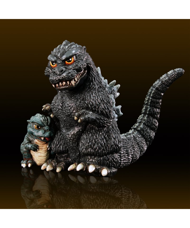 まめゴジラ1989/まめゴジラ(1993)/まめモスラ(1992) ソフビキット 復刻