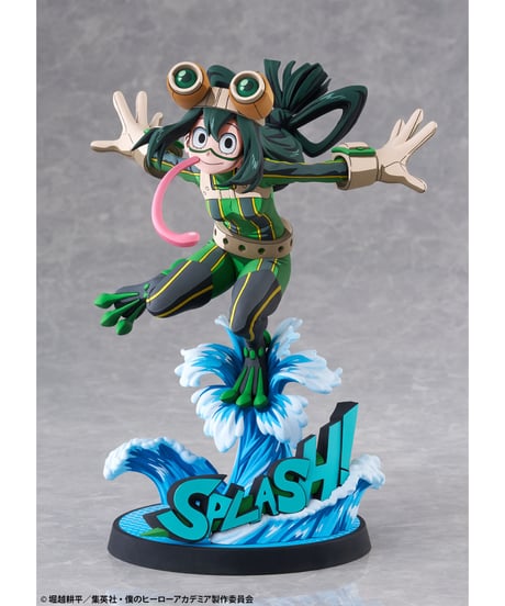 【予約】蛙吹梅雨 ヒーロースーツ 二次元化Ver.　1/8　塗装済み完成品　僕のヒーローアカデミア　［タカラトミー］