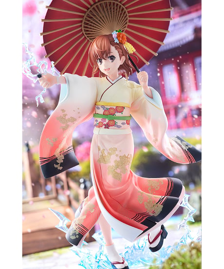 御坂美琴 振袖ver.　1/7スケール　塗装済み完成品　とある科学の超電磁砲T　［ＫＡＤＯＫＡＷＡ］