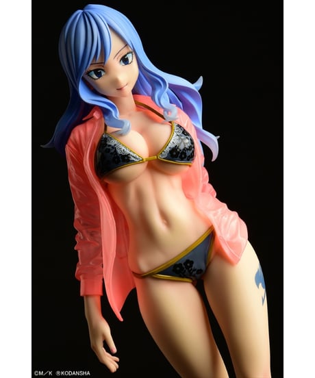 FAIRY TAIL　ジュビア・ロクサーGravure_Style『黒ビキニ！！』濡れ透けワイシャツSP　1/6スケール 完成品フィギュア